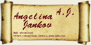 Angelina Jankov vizit kartica
